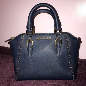Navy Blue Michael Kors small leather purse